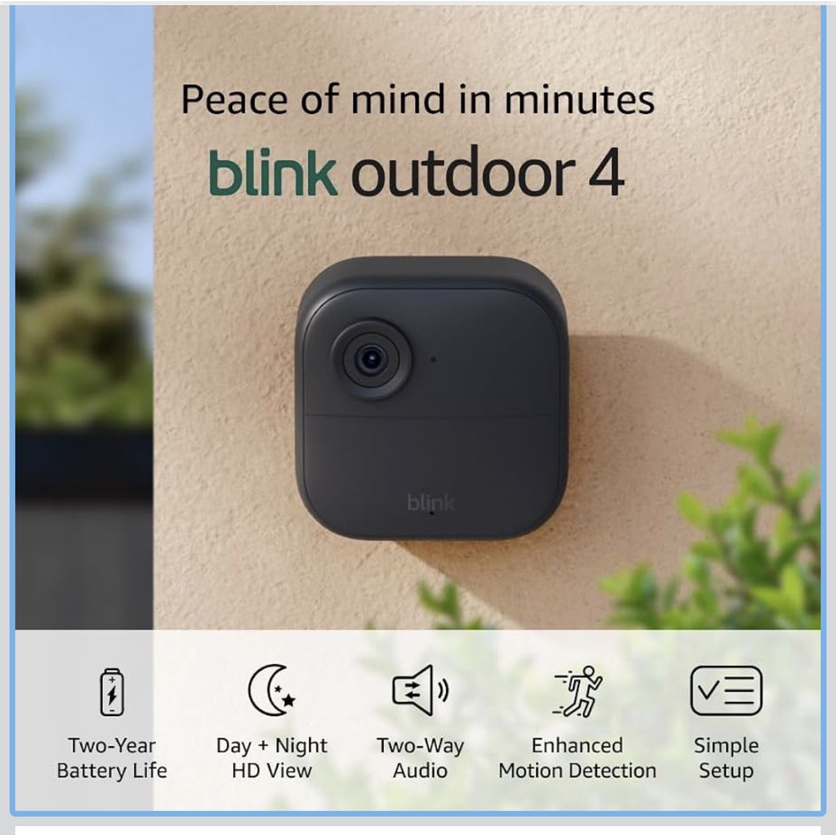 Blink Security Camera System Outdoor 4