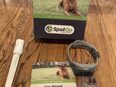 Spot on wireless dog fence system.