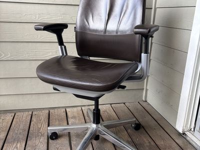 Steelcase Amia leather desk chair