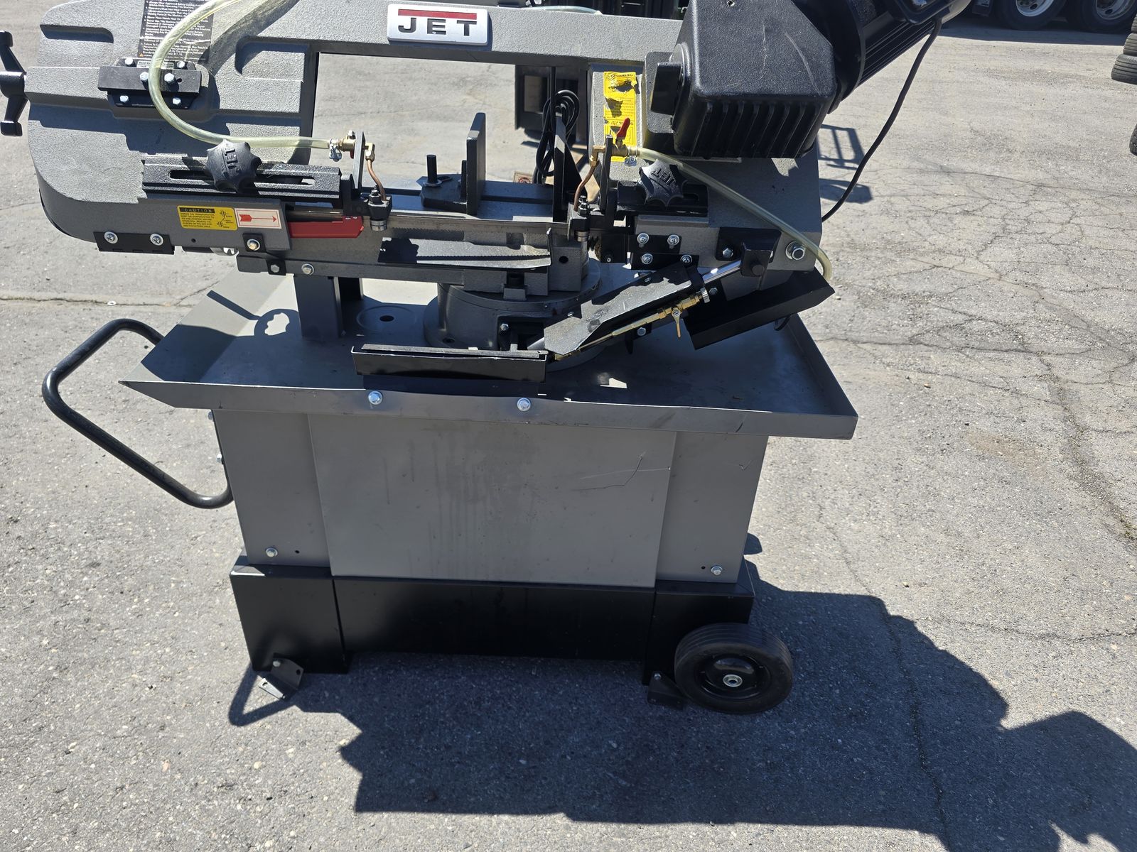 JET 7 IN. X 10.5 IN. GEARHEAD MITER BAND SAW HVBS-710SG