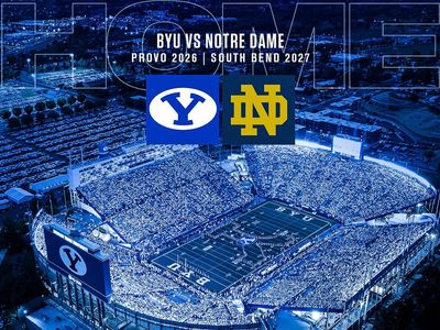 BYU vs. Notre Dame – 2 Lower Bowl Chair-Back Seats | Section 27 + Includes Parking Pass