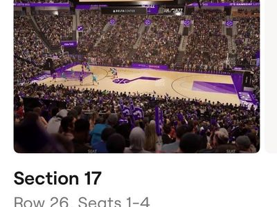 4 Lower BowlJazz vs Knicks Tonight's Game! $50/ea