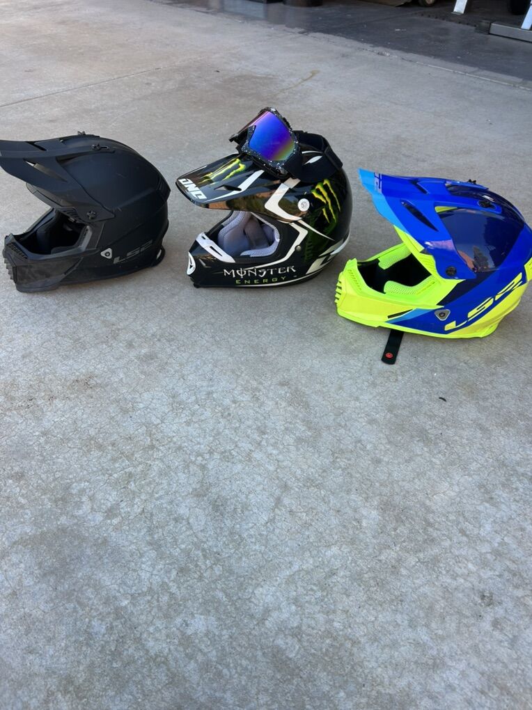 Dirtbike Helmets (all 3)