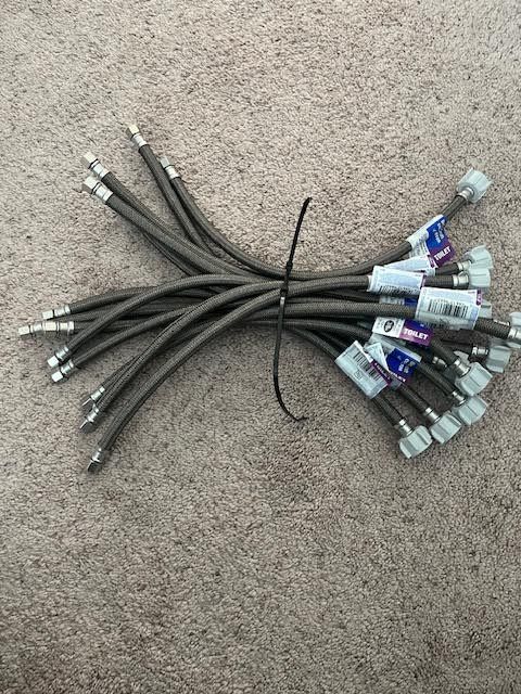 Brasscraft toilet 13 supply lines