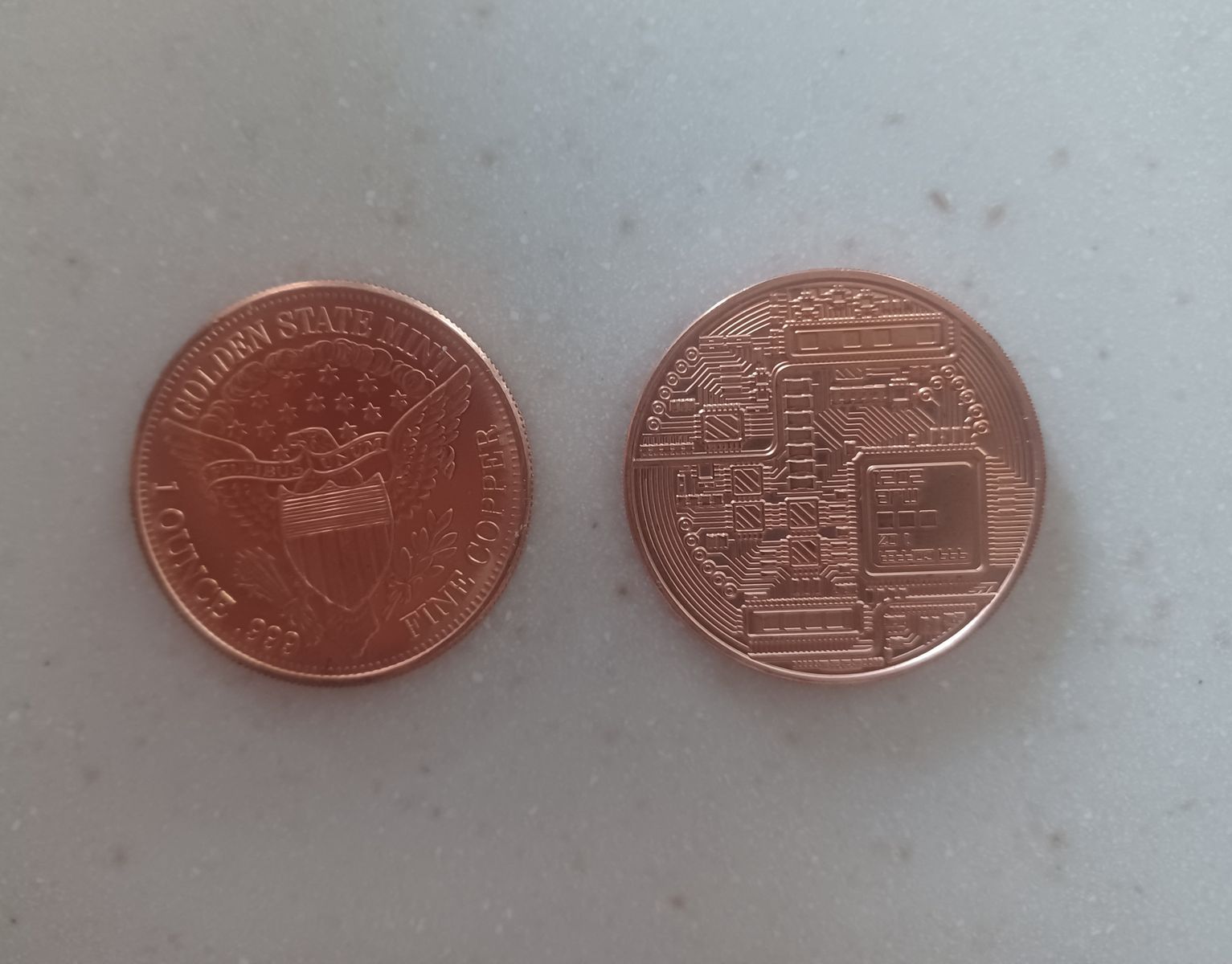 1 oz copper rounds