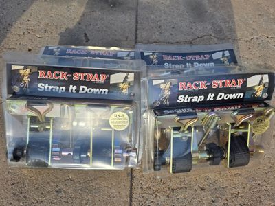 Truck Rack Tie Down Straps x4 Pairs