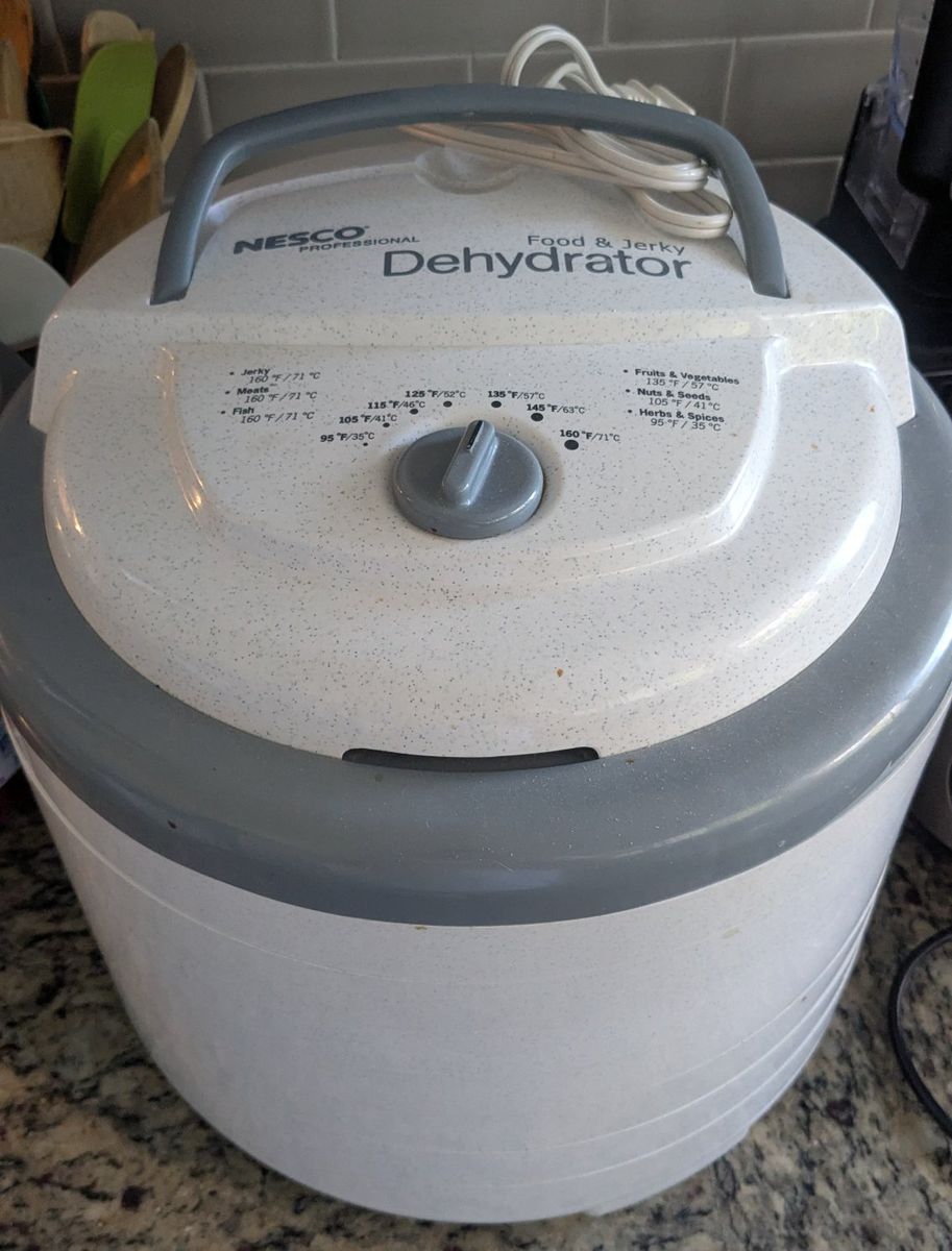 NESCO food dehydrator for fruit, vegetables jerky, meat, etc.