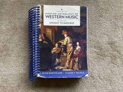 Norton Anthology of Western Music, Vol. 1 (8th Edition)