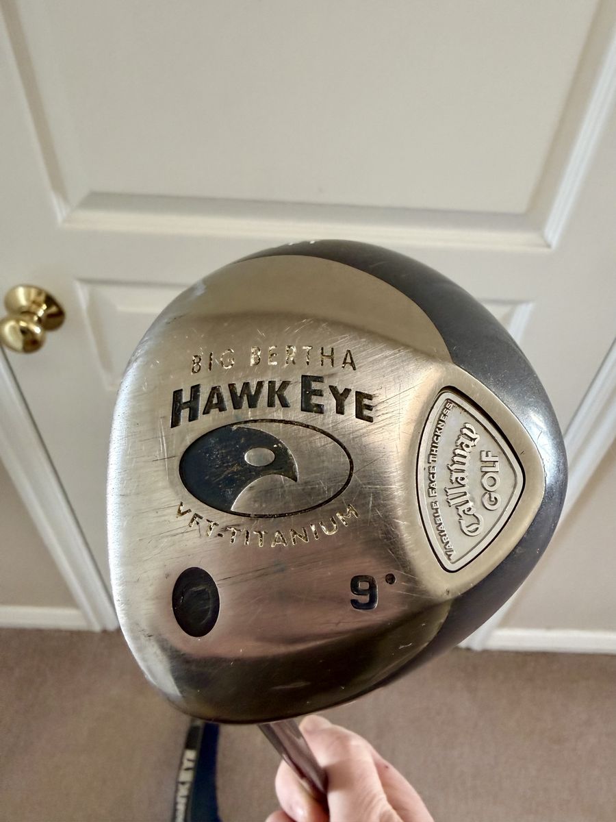 LEFT Callaway Big Bertha Hawk Eye 9.0 Golf Driver