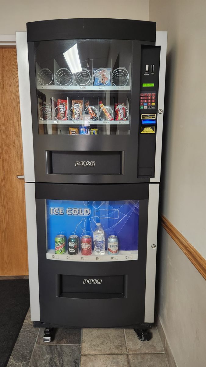 Vending Machine for snacks and drinks
