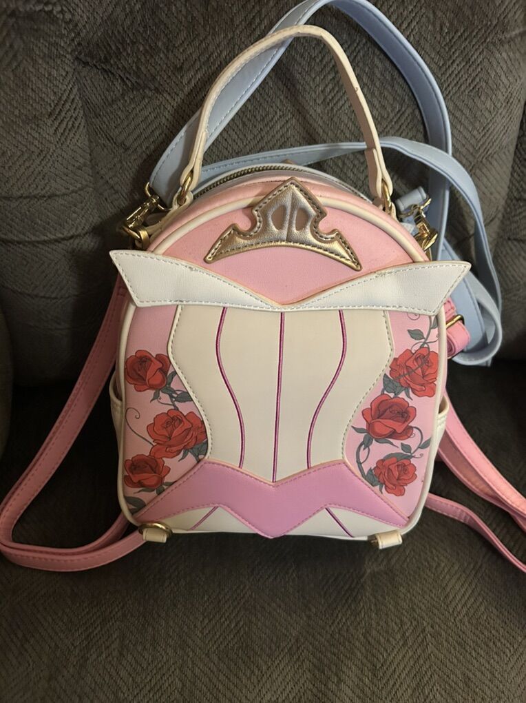 Sleeping Beauty Dress Color Changing Backpack