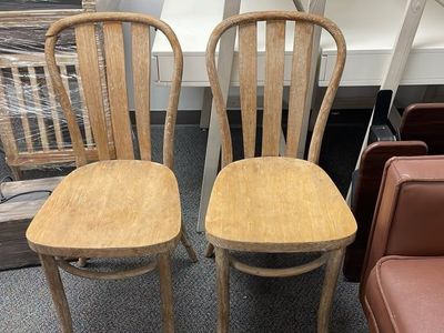 Pair of Wood Chairs – $20 each