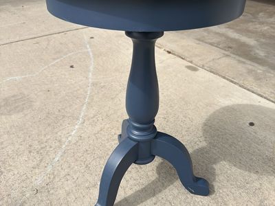 Small Blue Round Table
