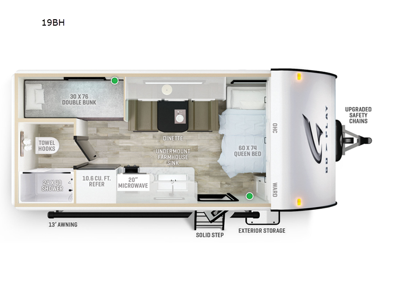 2026 Wayfinder RV Go Play 19BH
