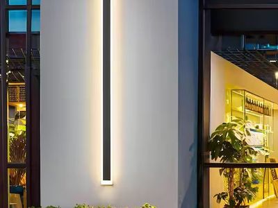 Black LED Outdoor Wall Light Waterproof Wall Lantern Sconce NEW IN BOX