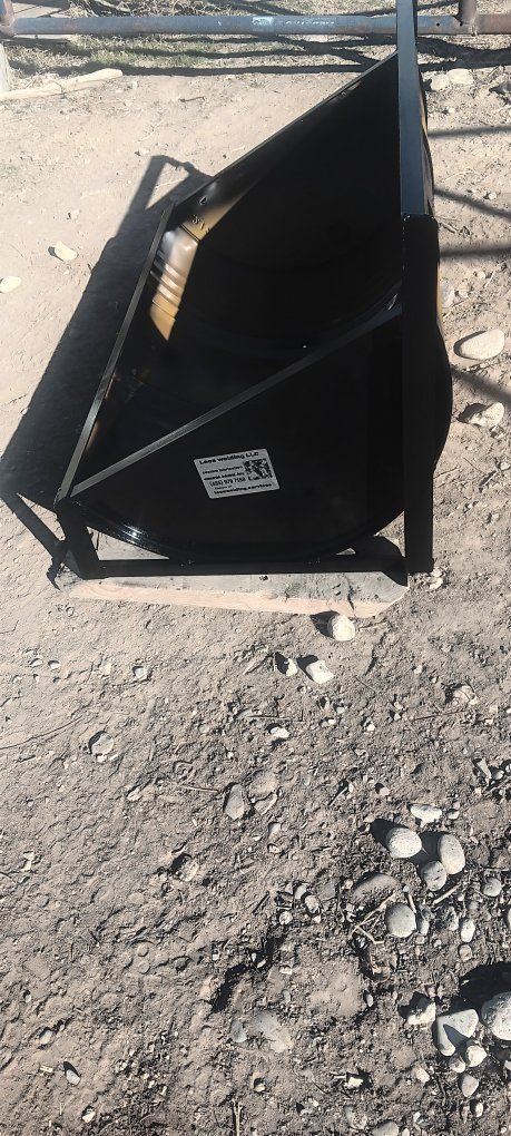 Custom Welded 55-Gallon Barrel Livestock Feeder - Durable black Steel Trough