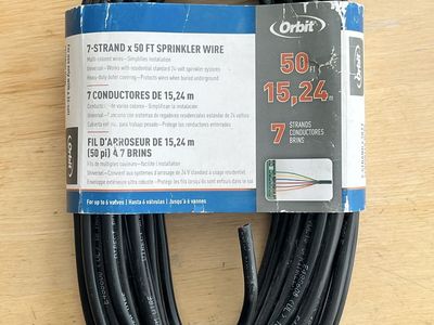 Orbit 50ft (15m) 7-strand sprinkler control wire
