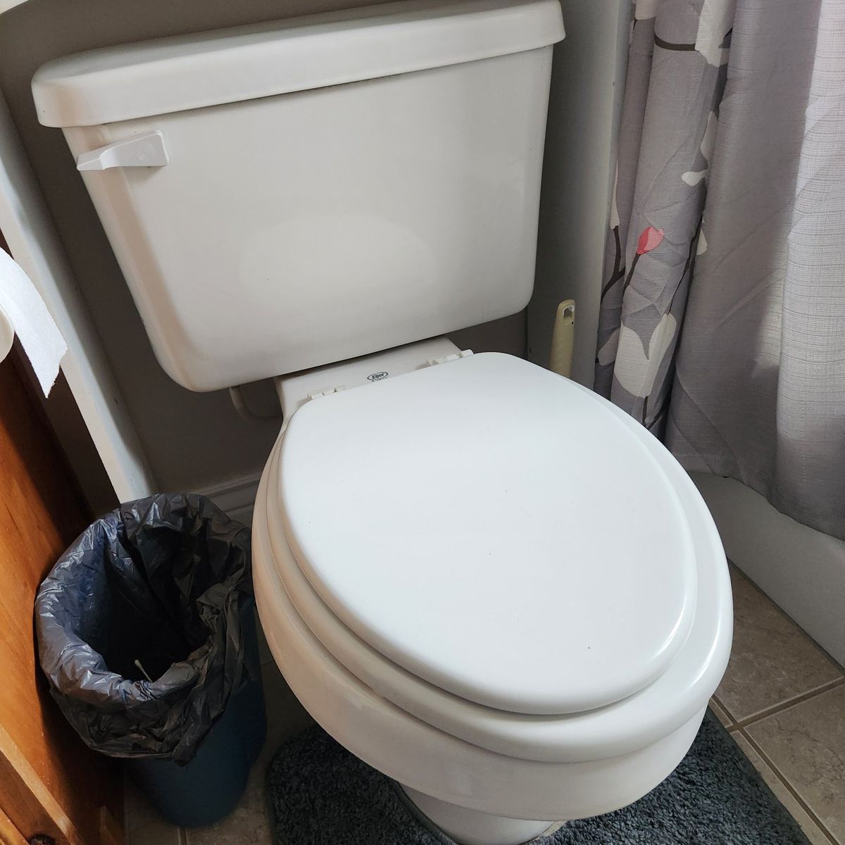 One used  toilet