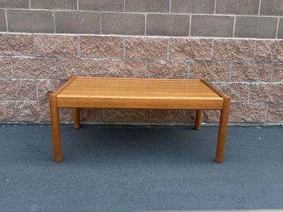 Danish Teak Domino Mobler Modern Coffee Table