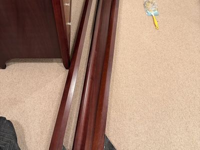 Queen Bed, rosewood, Scandinavian