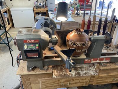 NOVA DVR 3000 Teknatool wood lathe Plus tools