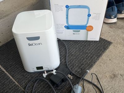 SoClean 2 Automated PAP Sanitizer and Disinfecting Machine with Power Adapter