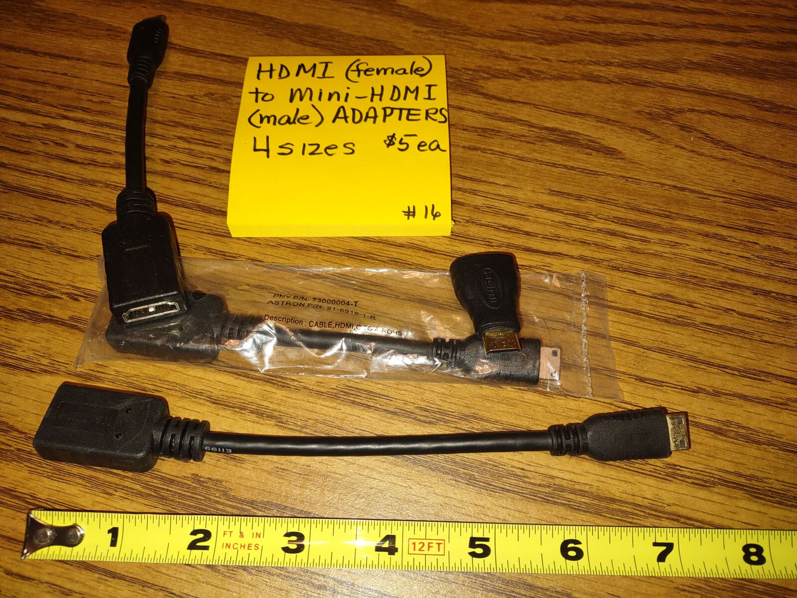 HDMI (female) to MINI-HDMI (male) ADAPTERS