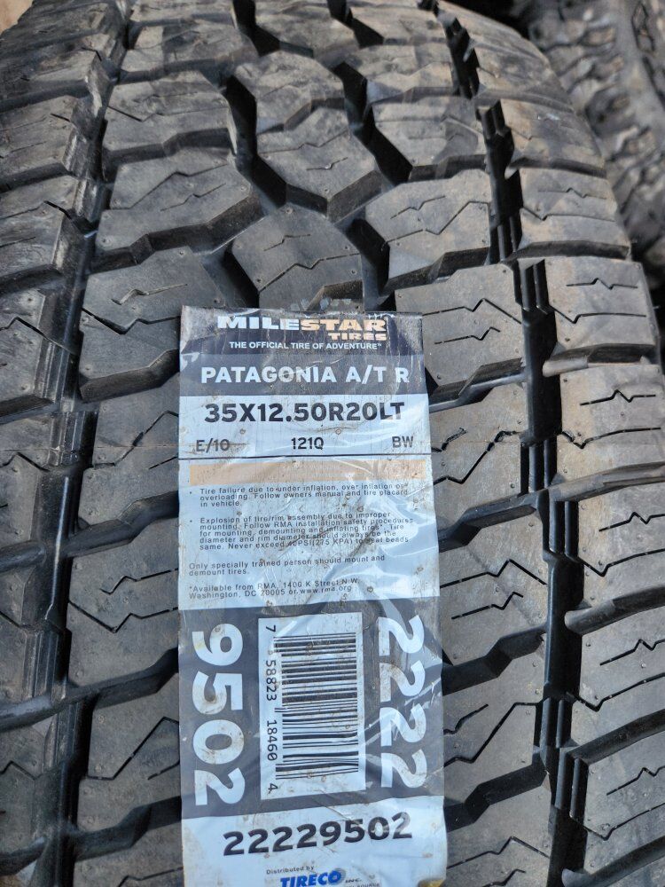 35x12.50r20 milestar Patagonia atr