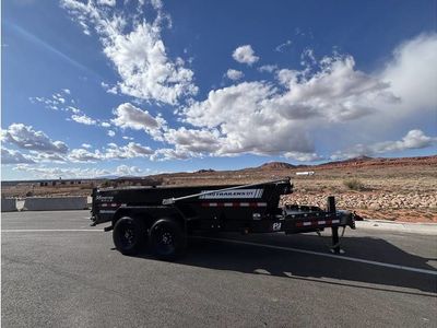 2026 PJ Trailers 7x14 Low Pro 15.4K Telescopic Dum