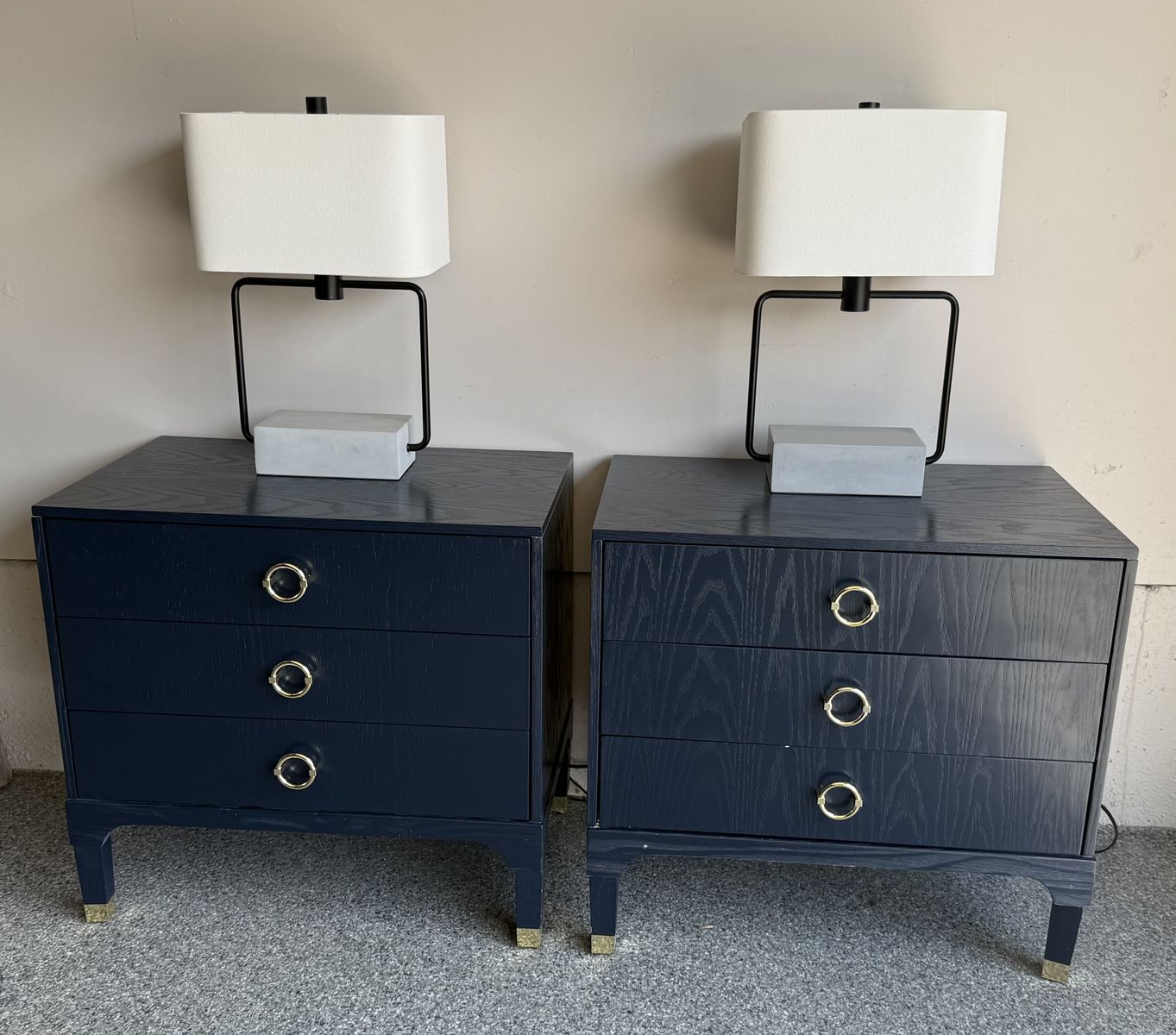 Nightstands with lamps
