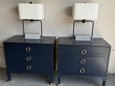 Nightstands with lamps