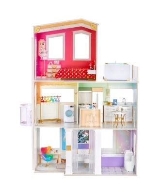 Rainbow High Fashion Doll House Wooden Playset