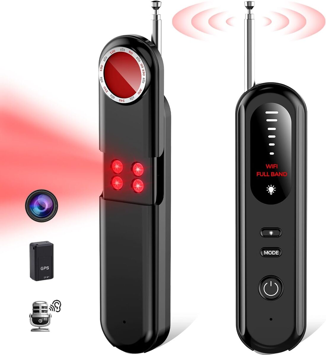 NEW Hidden Camera Detectors and Bug Detector 5 Levels Sensitivity 3 Modes