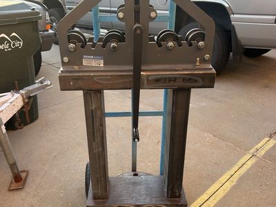VEVOR Manual Ring & Tubing Roller Bender on Heavy-Duty Stand