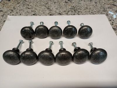 11 hammered style cabinet knobs