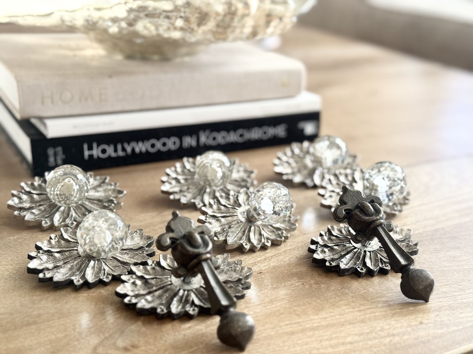 STUNNING Vintage Ornate Dresser Drawer Hardware