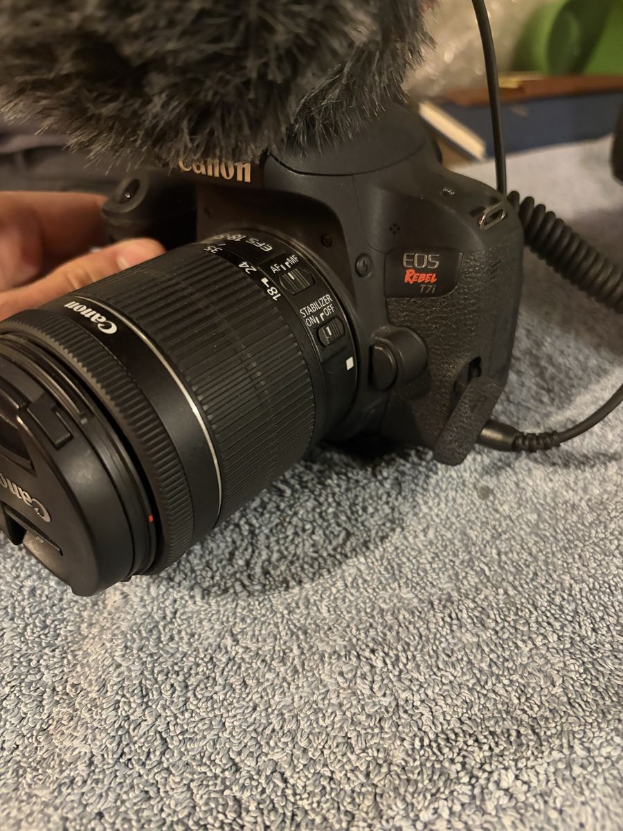 Canon EOS Rebel T7i DSLR Camera with EF-S 18-55mm IS STM Lens