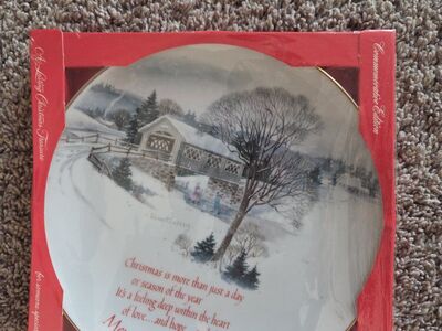 American Greetings Christmas Plate 1979