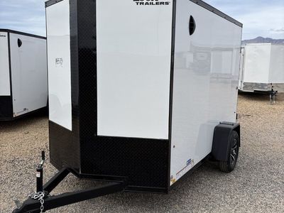 6x10 Look ST DLX Enclosed Cargo Trailer - 6'6" Interior - 3.5K GVWR - .080 PolyCor, Alloy Wheels, Black Out Package