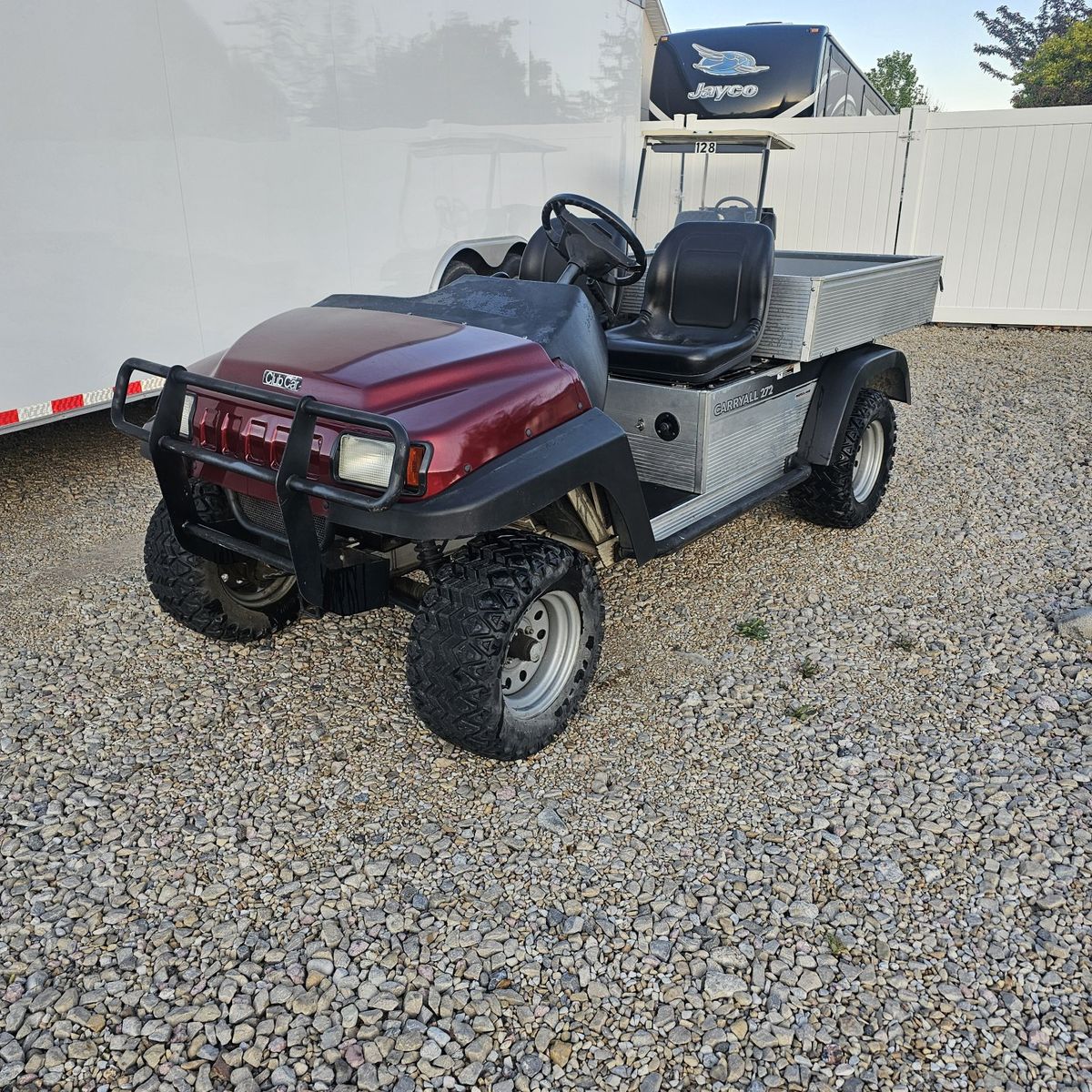 Club Car Carryall with dump bed