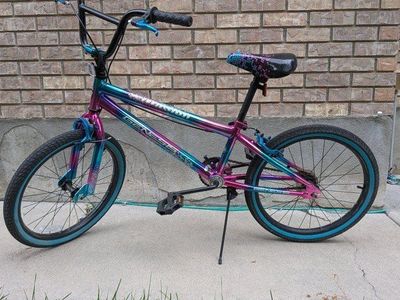 Genesis Interceptor 20 inch BMX Bike Pink/Blue Oil Slick