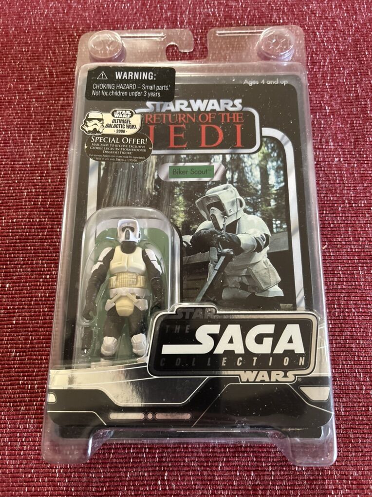 Biker Scout Star Wars SAGA Collection Vintage Case