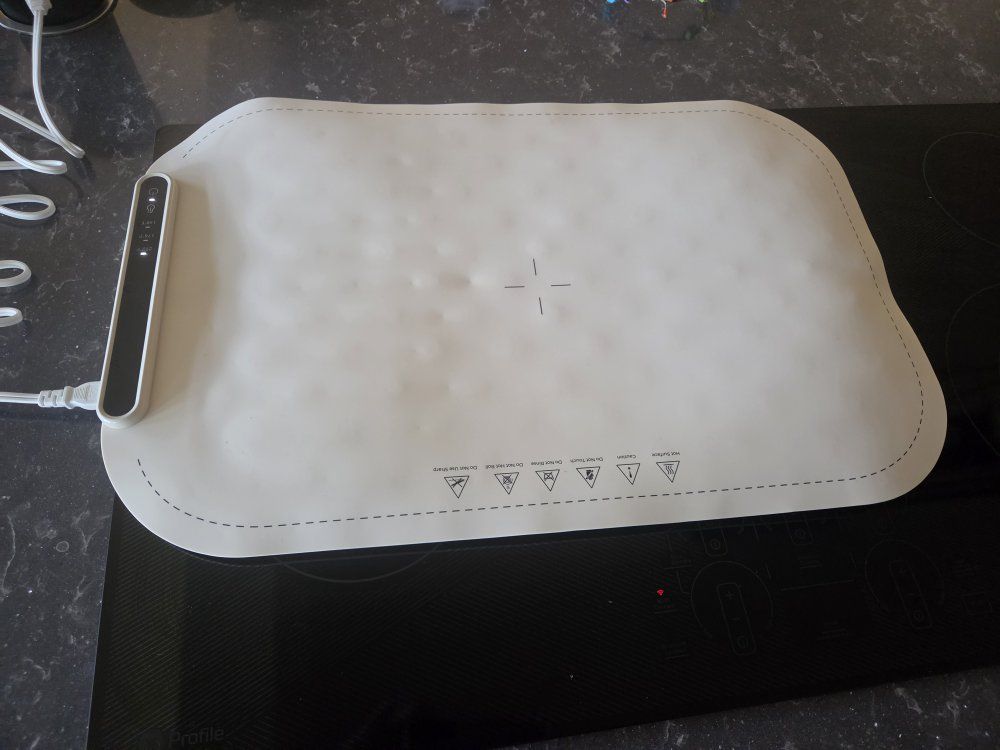 Intertek Food Warming Mat 24x16 Inch Electric Warming Tray - Adjustable Temperature
