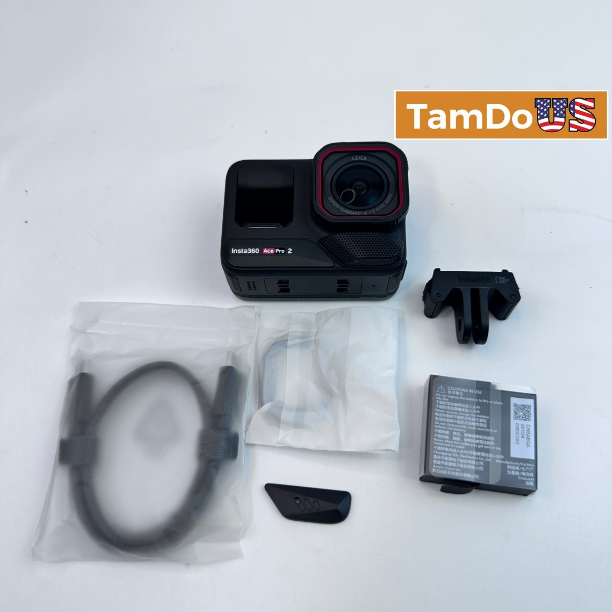 Insta360 Ace Pro 2 8K AI-Powered Action Camera Dual Battery Bundle Co-Lens Leica
