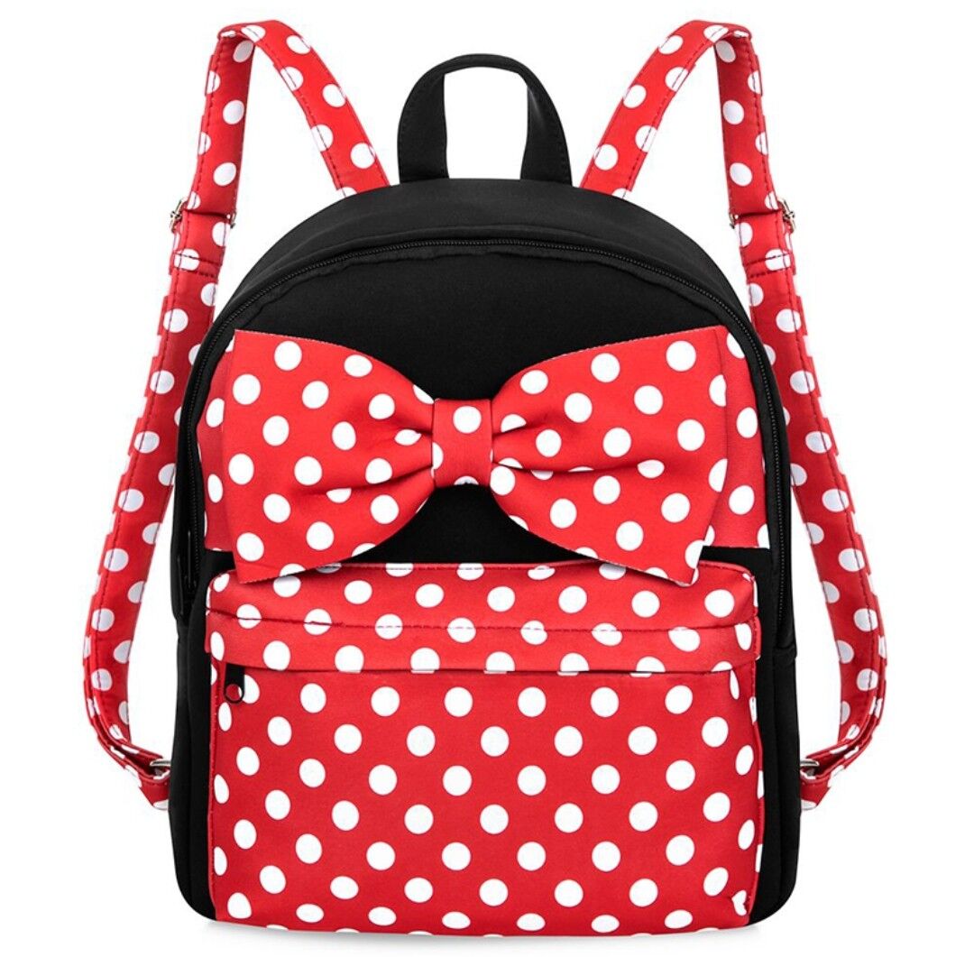 Disney Minnie Mouse Polka Dot Bow Women's Mini Backpack LIMITED EDITION