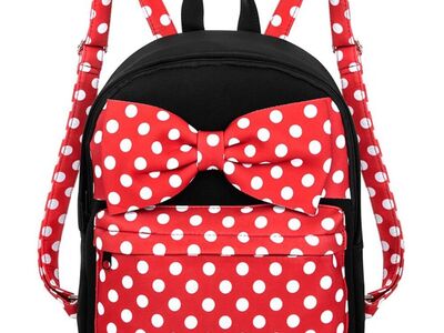 Disney Minnie Mouse Polka Dot Bow Women's Mini Backpack LIMITED EDITION
