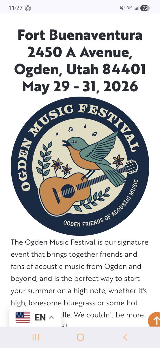 Ogden Music Festival Tickets