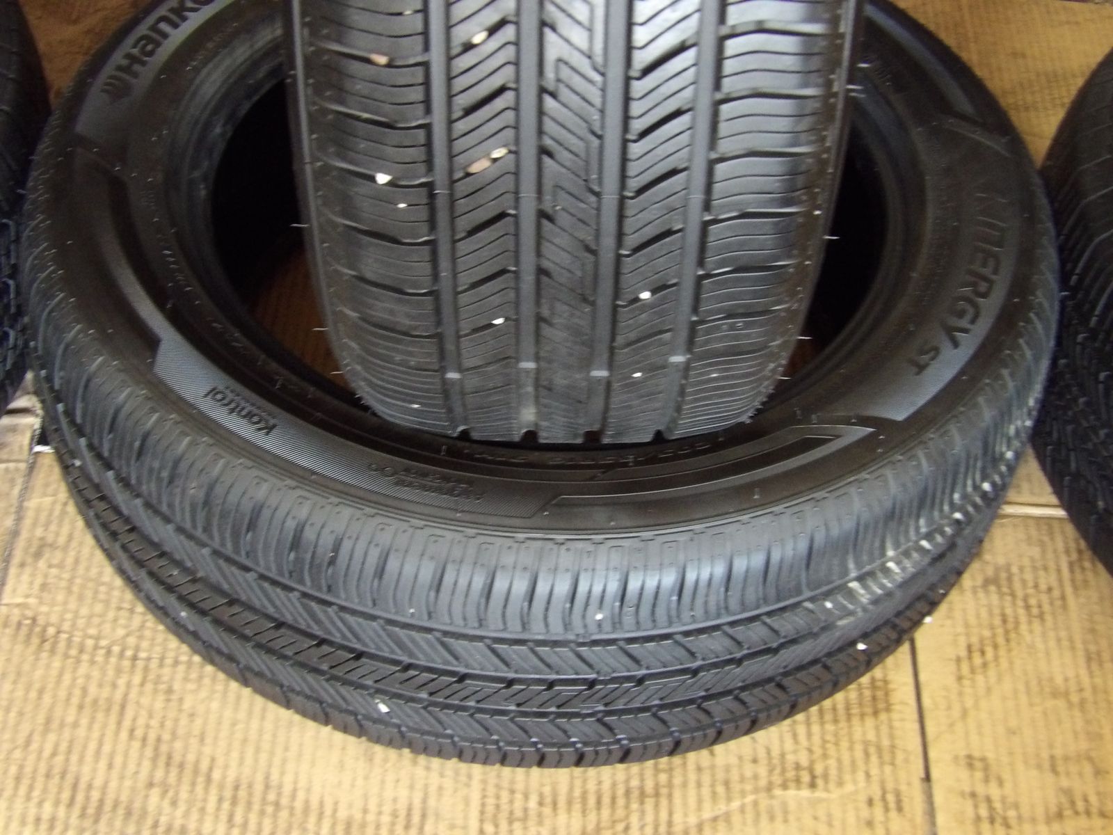 205/55R16 HANKOOK KINERGY ST PAIR OF  TWO USED TIRES