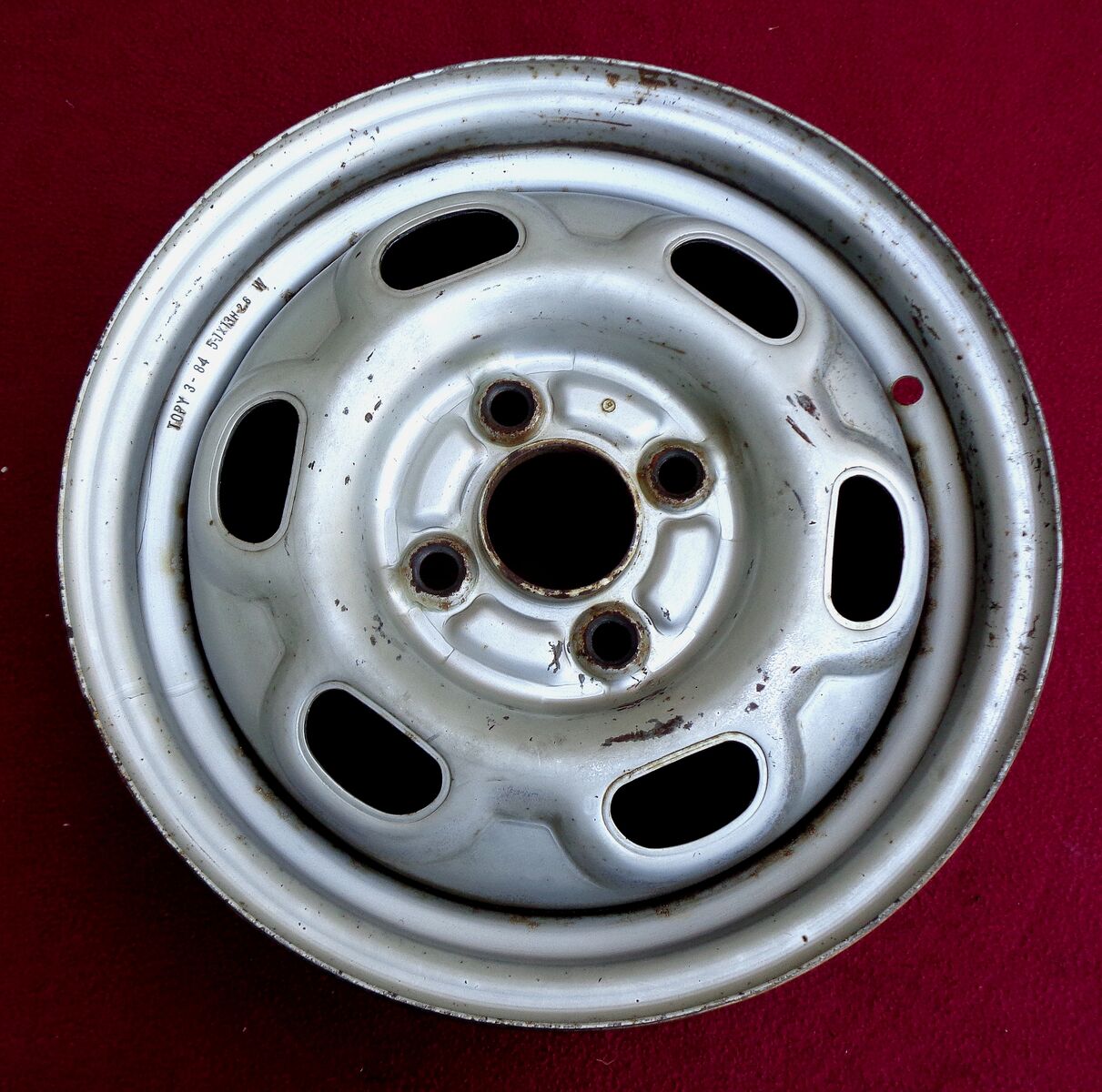 1984 honda civic crx stock 13 inch steel rim