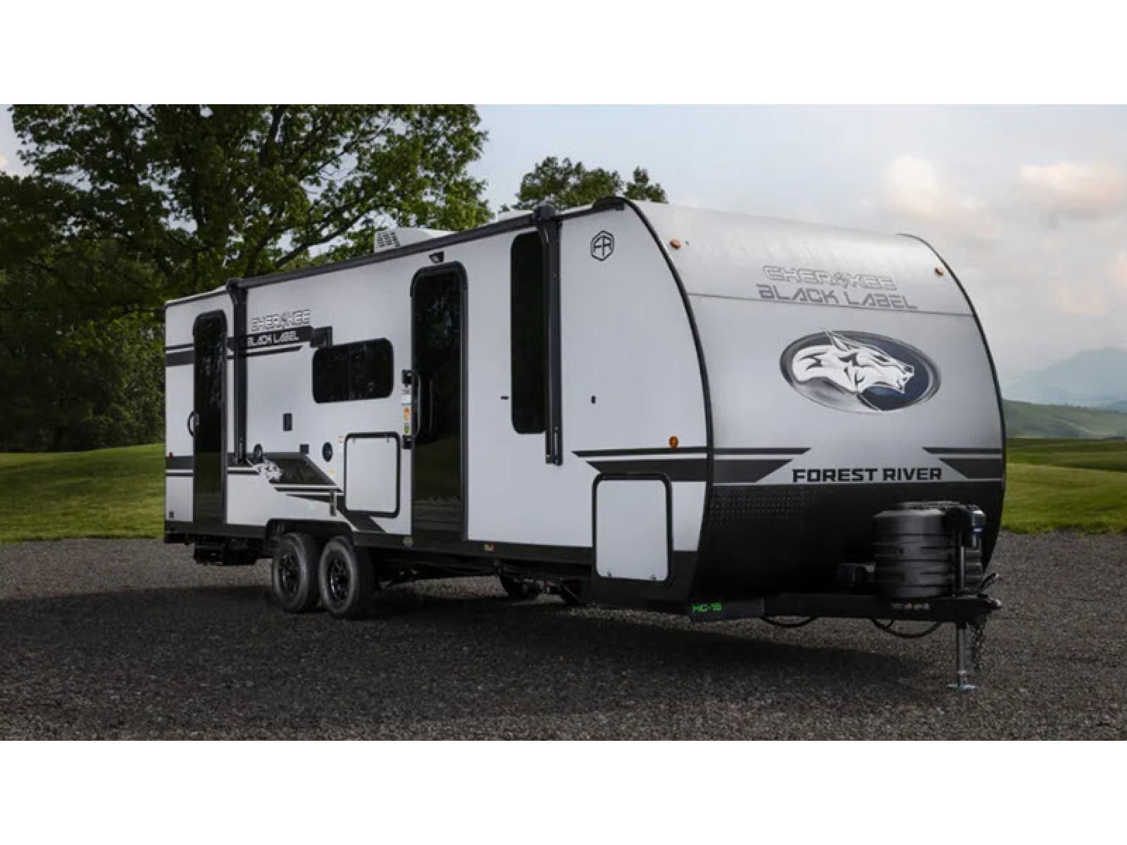 New 2026 Forest River RV Cherokee Grey Wolf Black Label 23DBHBL